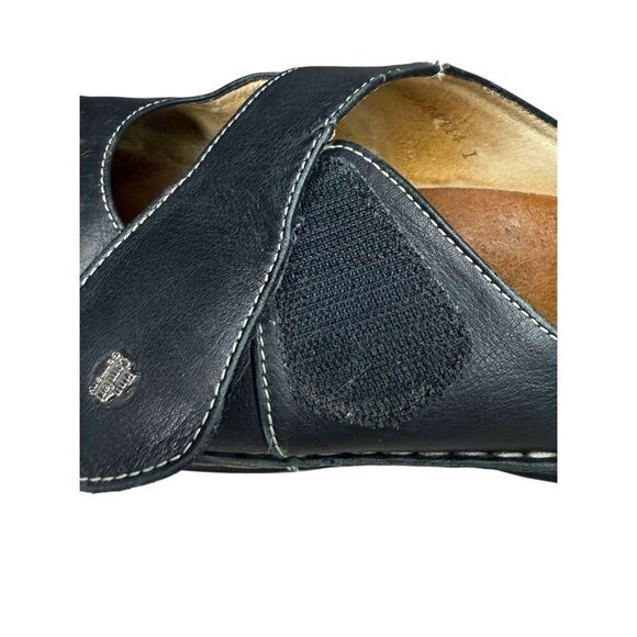 Finn Comfort Women’s 9/40 Stanford Black Leather Mule Sandals Closed Toe Shoes - Picture 6 of 9